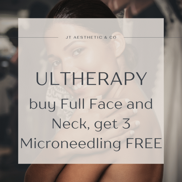 Ultherapy and microneedling lift treatment promo