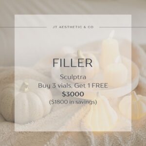 Filler - Sculptra Buy 3 get 1 FREE
