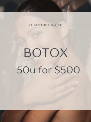 Botox wrinkle treatment promotion 50 units for $500